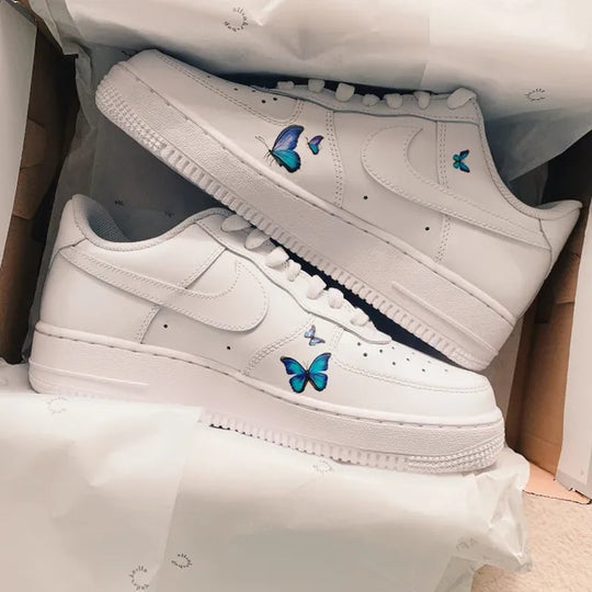 Custom Air Force 1 Butterfly Mint