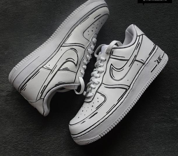 Custom Air Force 1 Cartoon