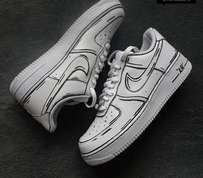 Custom Air Force 1 Cartoon