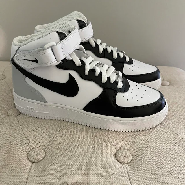 Somke Grey Black Air Force 1 Mid Custom