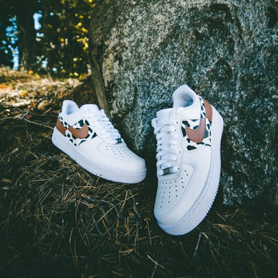 Cow Print Air Force 1s