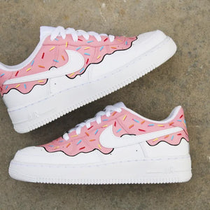 Custom Air Force 1 CLEAR DONUT