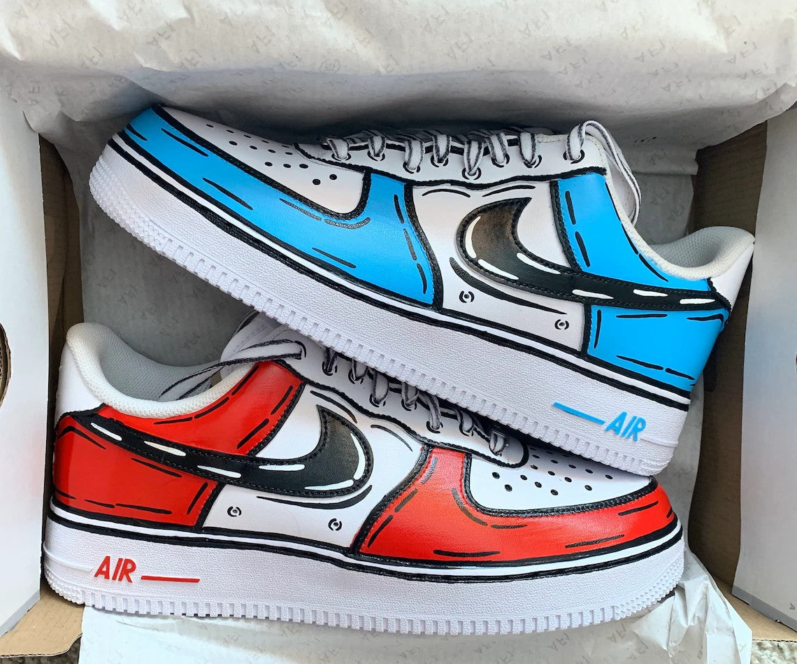 Cartoon Custom Nike Air Force 1