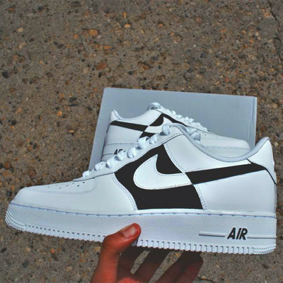 Custom Air Force 1 Split Black