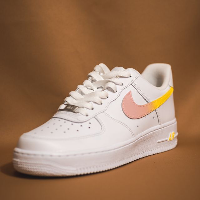 Custom Air Force 1 Yellow/pink