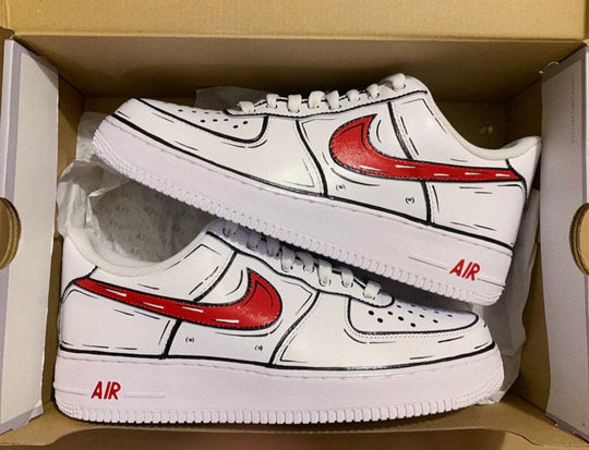 Cartoon Nike Air Force 1 Custom Shoes (Made To Order) Custom Sneakers