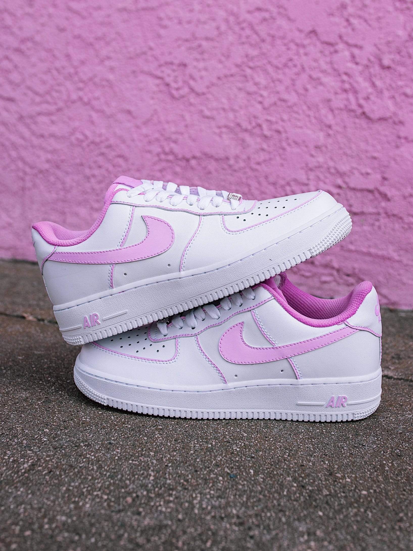 Moody Mood Collection AF1 Pink Outline Air Force 1