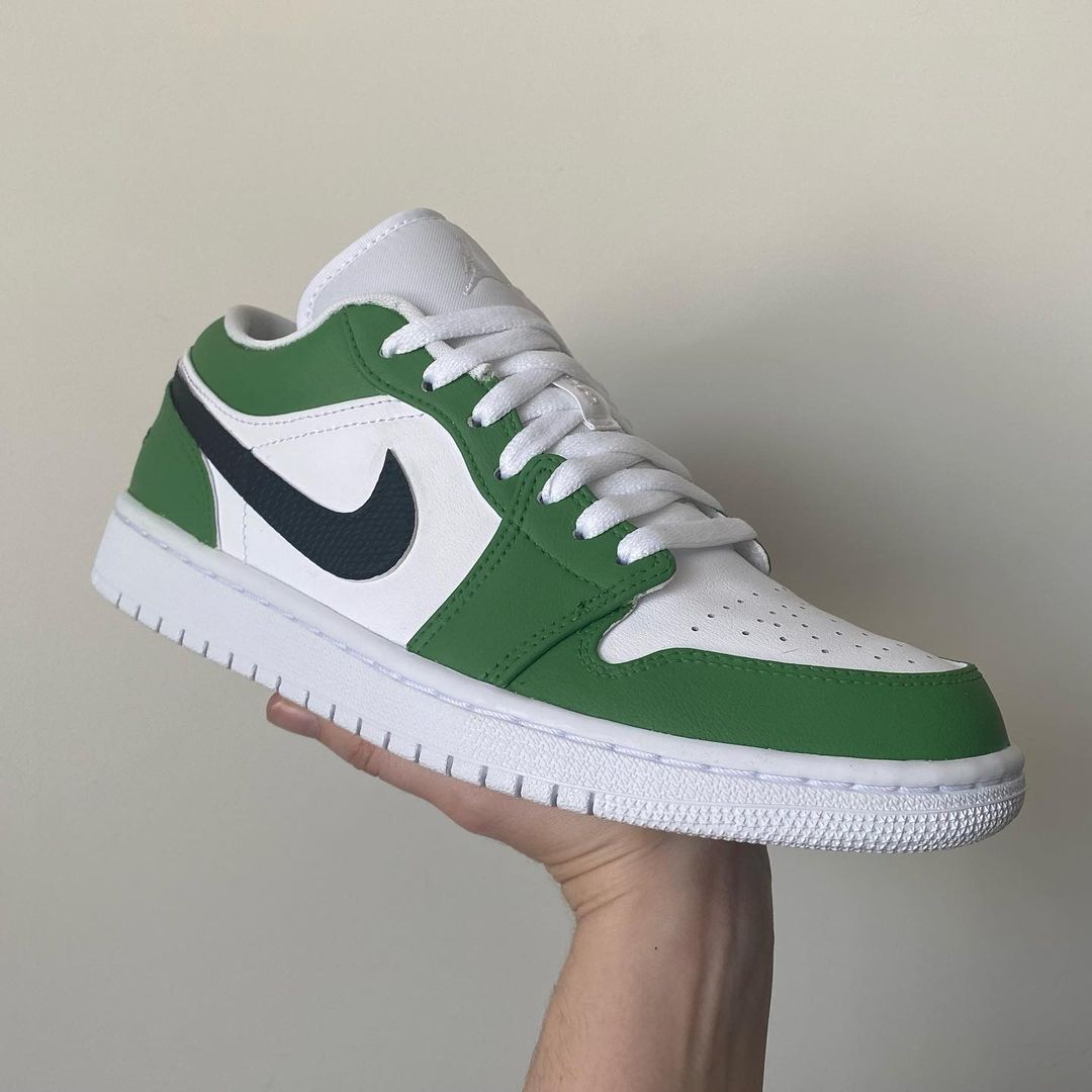 Custom Jordan 1 green