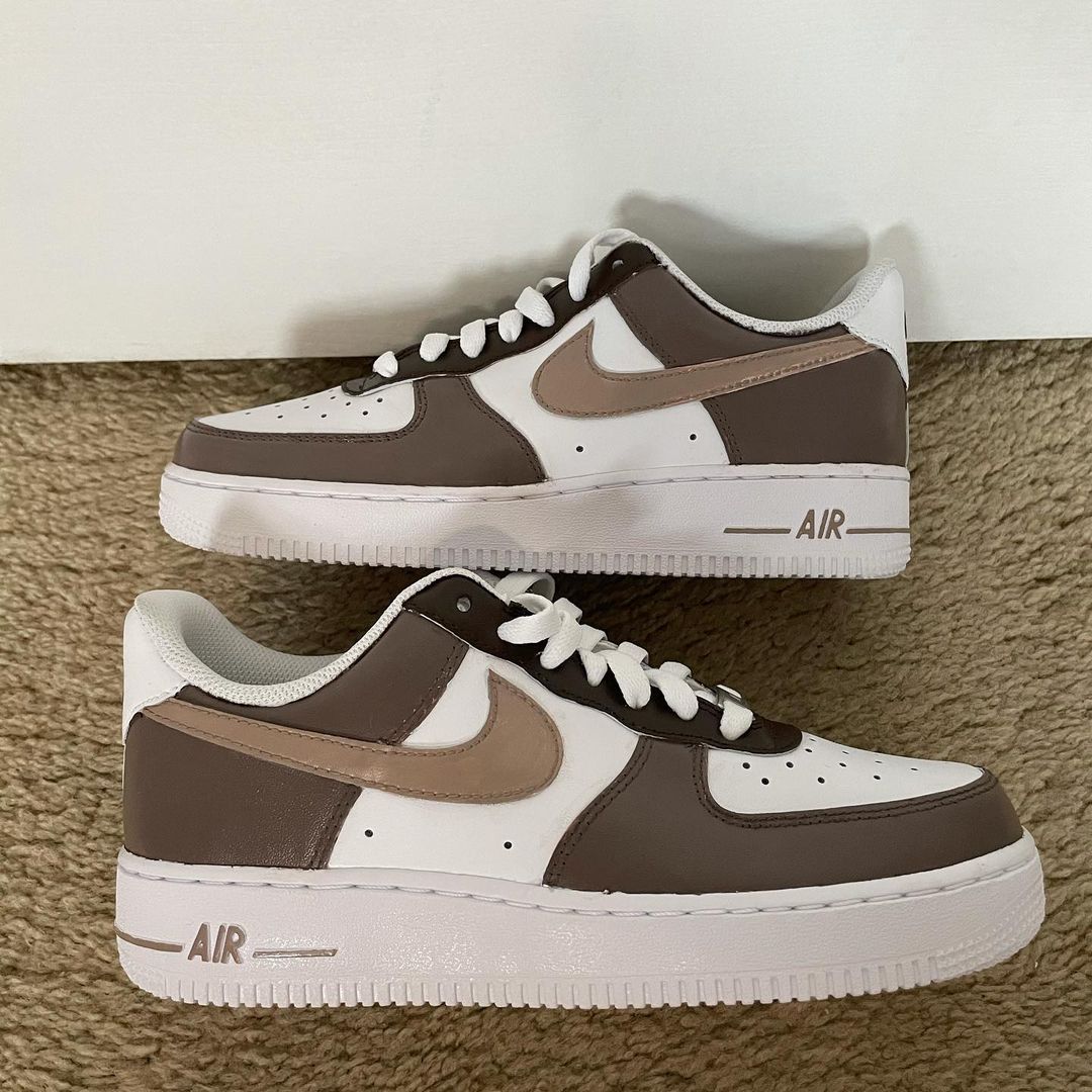 Brown Green Air Force One Custom