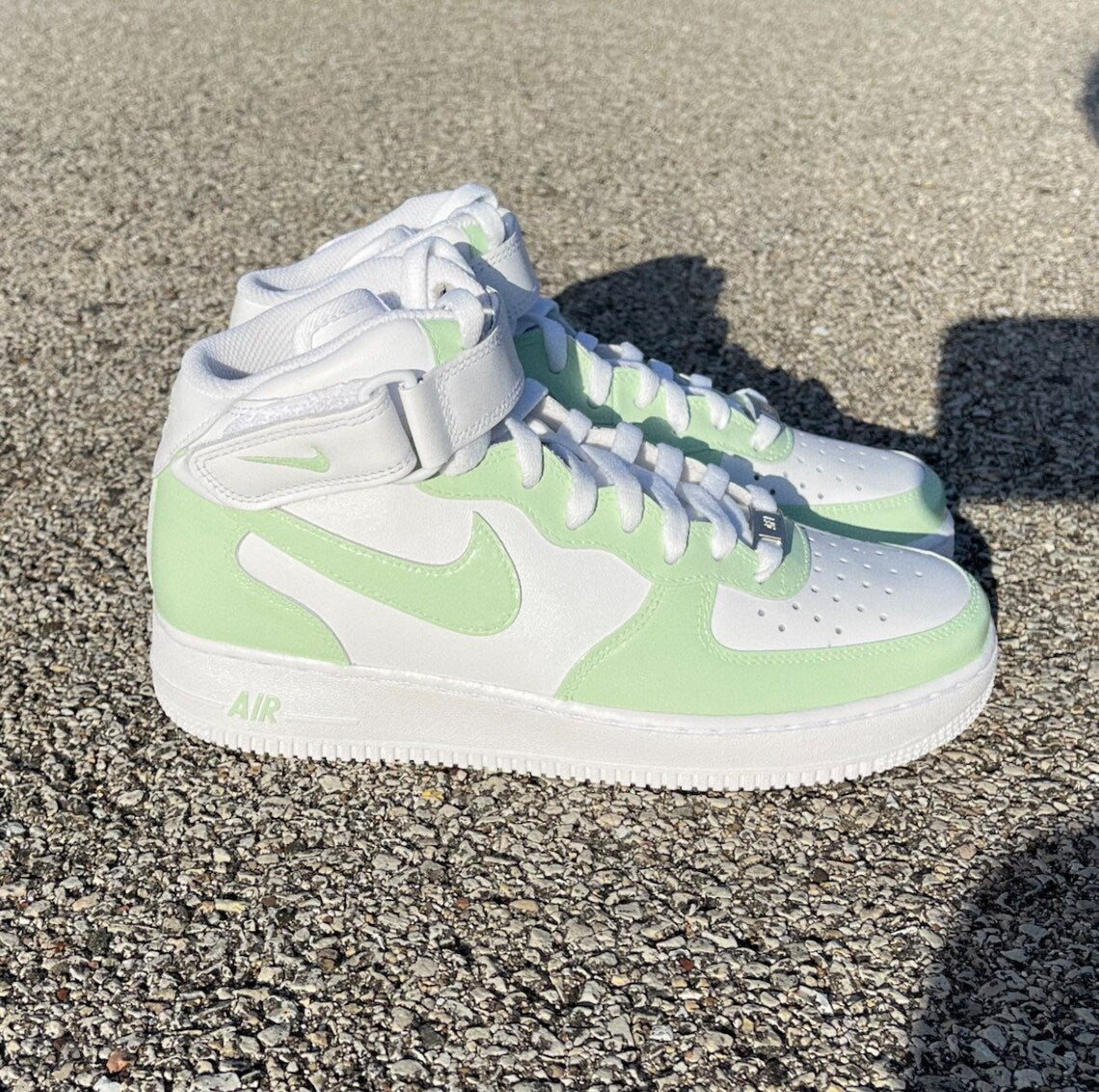 Sage Green Nike Air Force 1 Mid