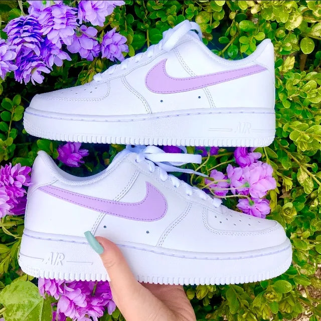 Custom Air Force 1 Lilac Purple Pastel 🧚🏻‍♀️