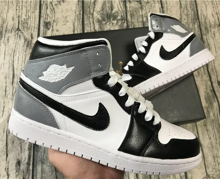 Custom Air Jordan 1 Black Grey