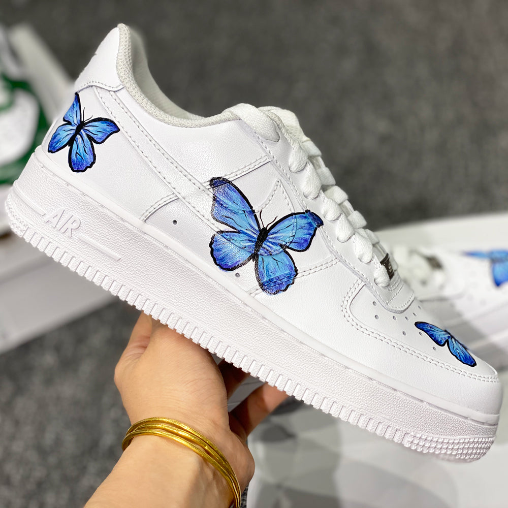 BLUE BUTTERFLY AIR FORCE 1 CUSTOM