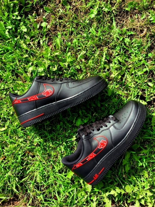 AKATSUKI CLOUDS BLACK AIR FORCE 1