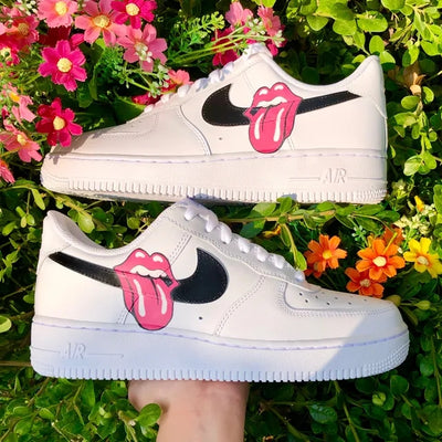 Custom Air Force 1 Rolling Stones 👅