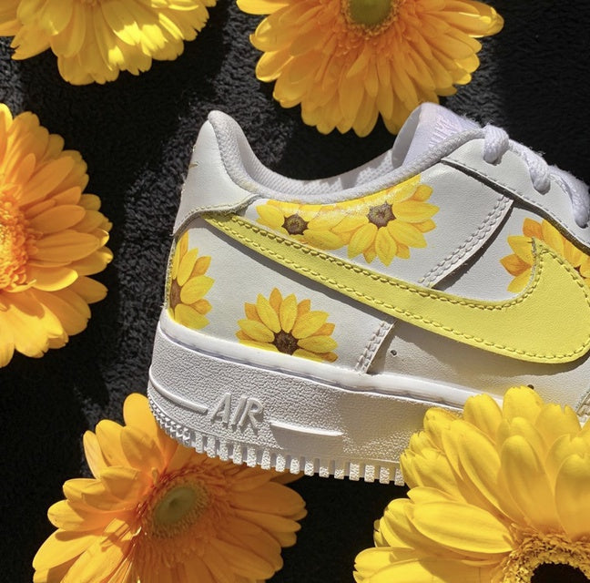 Custom Air Force 1 Sunflower