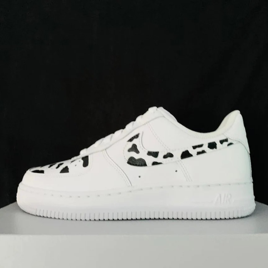 Custom Nike Air Force 1 Cow Print - any color