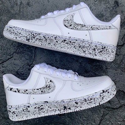 Custom Air Force 1's Splattered