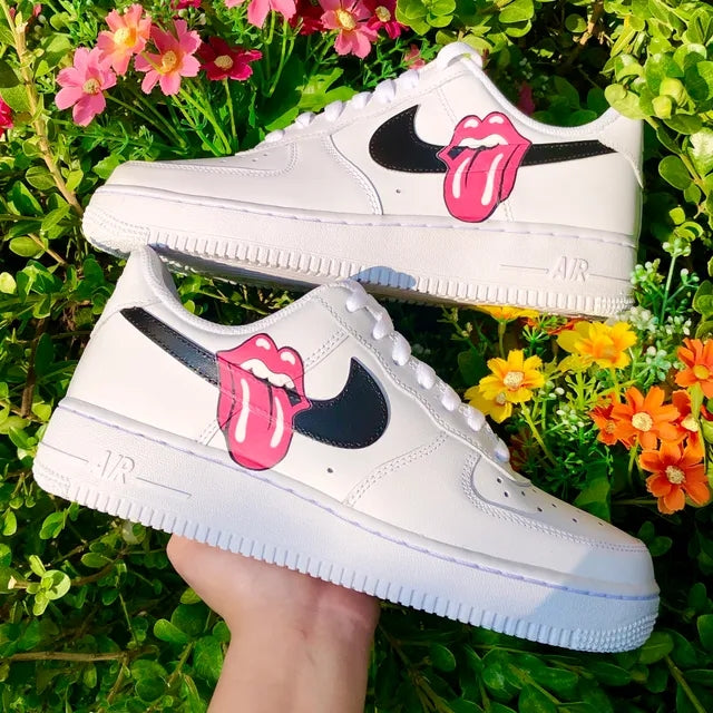 Custom Air Force 1 Rolling Stones 👅