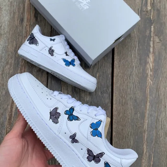 Nike Air Force Butterfly painted custom