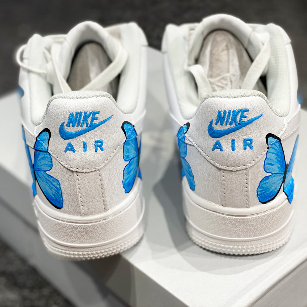 BABY BLUE BUTTERFLY AIR FORCE 1 CUSTOM