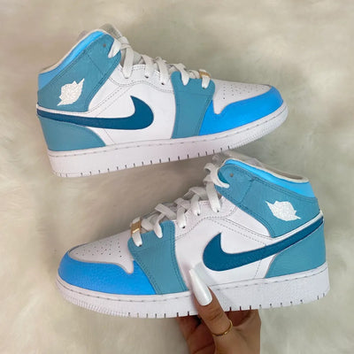 Blue Air Jordan 1 Custom