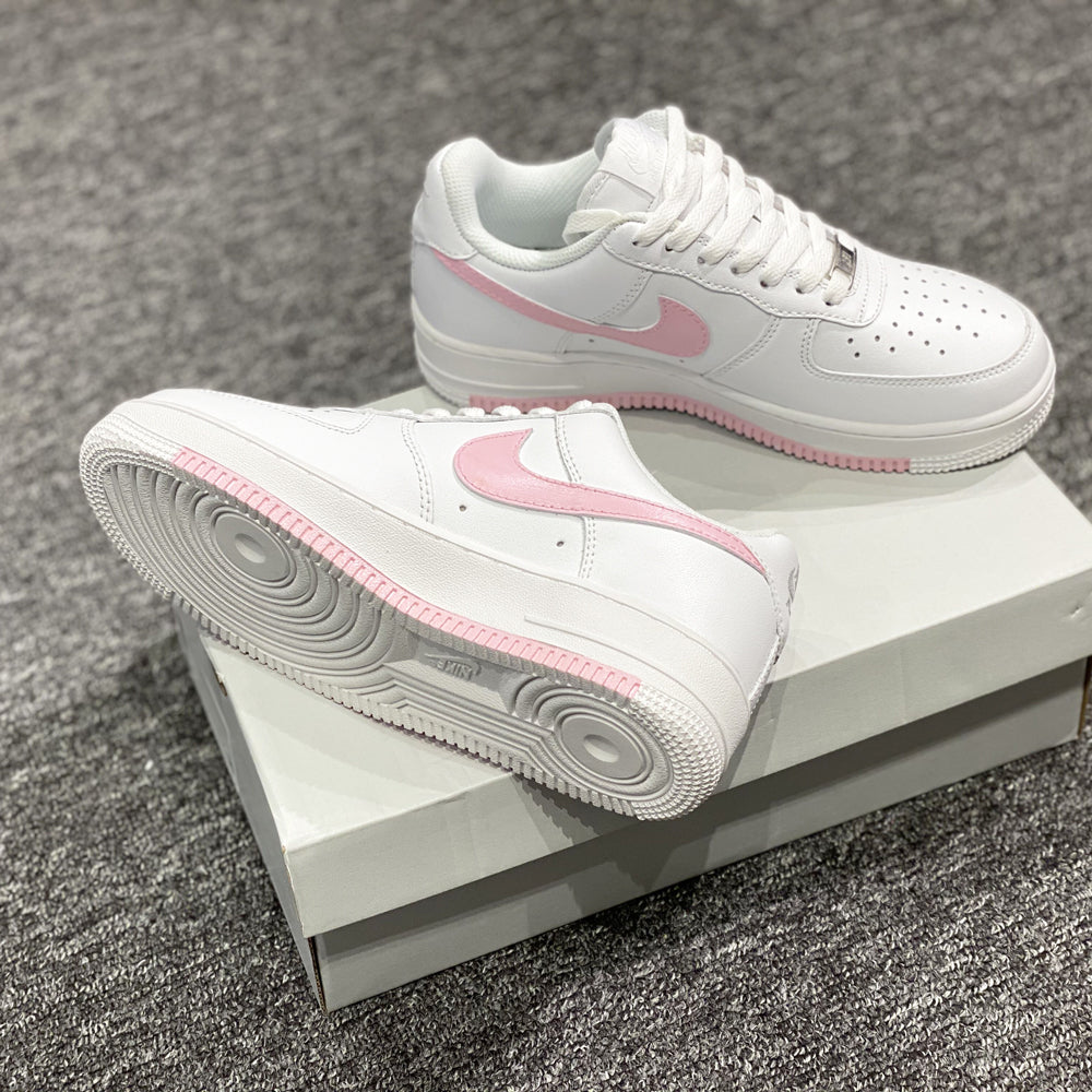 BABY PINK SWOOSH AIR FORCE 1