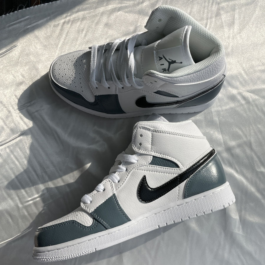 Gray Jordan 1 Custom