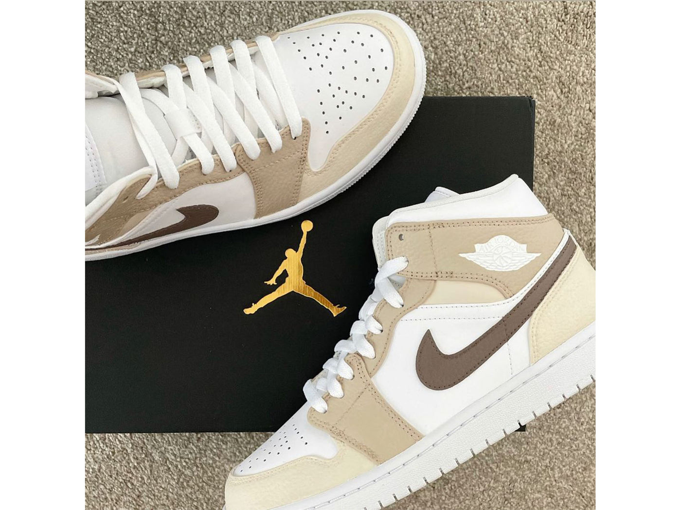 Custom Jordan 1 Beige