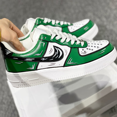 SAGE GREEN CARTOONS AIR FORCE 1 CUSTOM