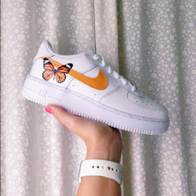 Custom Air Force 1 Creamsicle Butterfly 🦋