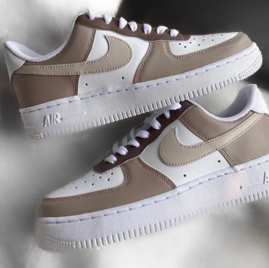 Custom Air Force Ones Brown