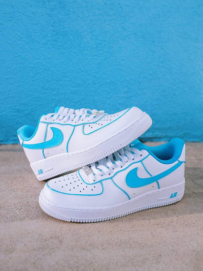 Lonely Mood Collection AF1 Sky Blue Outline Air Force 1