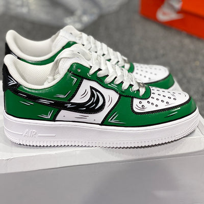 SAGE GREEN CARTOONS AIR FORCE 1 CUSTOM