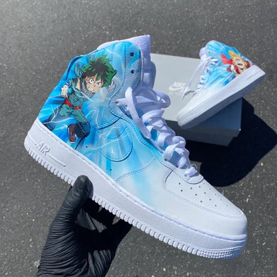 Custom Air Force 1 Handpainted My Hero Academia Anime