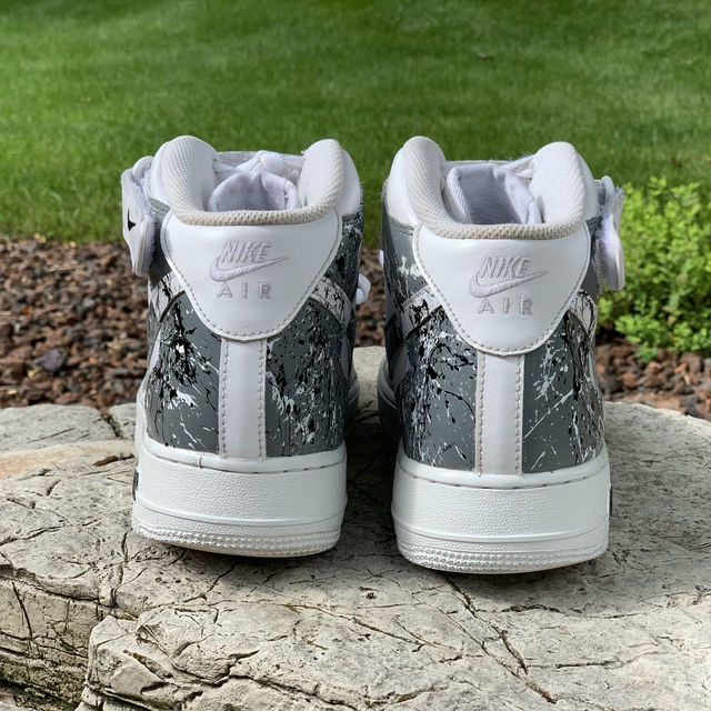 Custom Air Force 1 Mid Carrera Marble 2.0