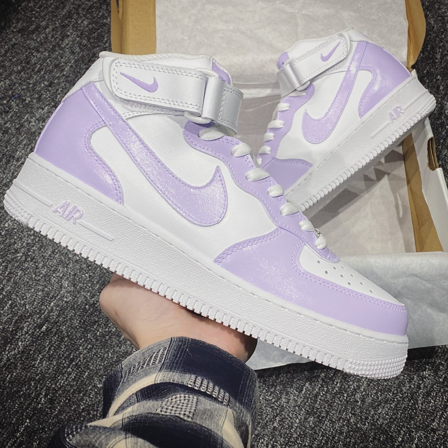 LAVENDER PURPLE CUSTOM AIR FORCE 1