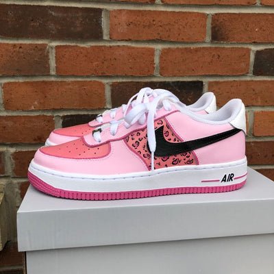 Custom Air Force 1 PINK LEOPARD