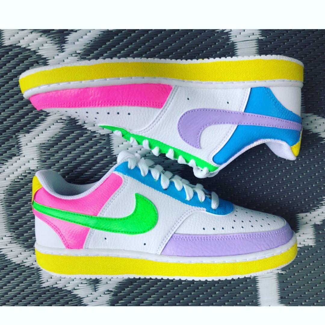 Green Pink Purple-Air Force One Custom