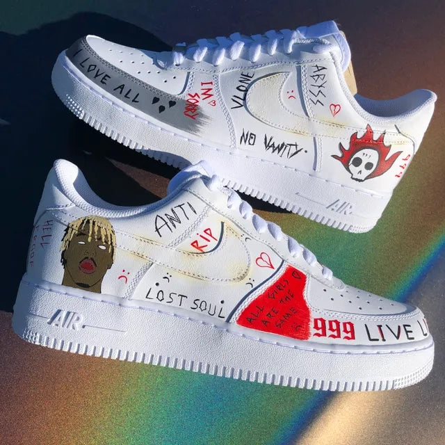Custom Air Force 1 Juice Wrld â Lilaccustom