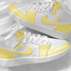 Custom Air Jordan 1 Lemon Pastel