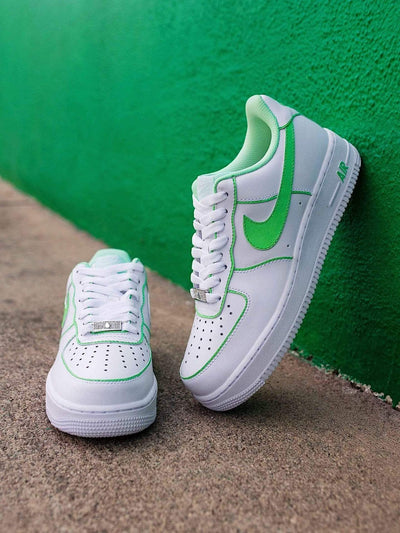 Lucky Mood Collection Mint Green Outline Air Force 1