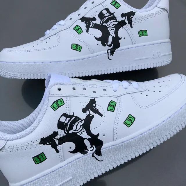 Custom Air Force 1 Monopoly Money