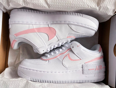 Custom Nike Air Force 1 Shadow Colors Baby Pink