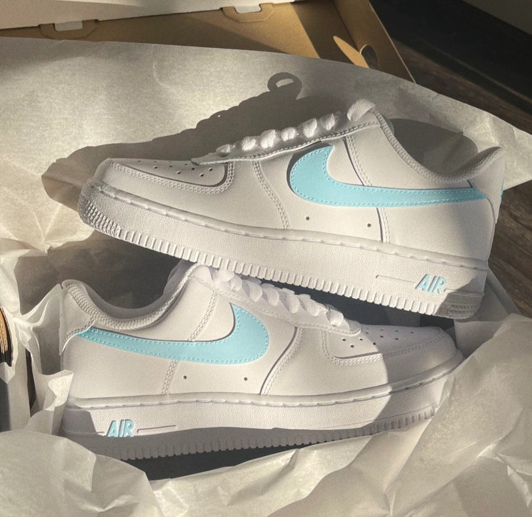 Baby Blue Custom Nike Air Force 1