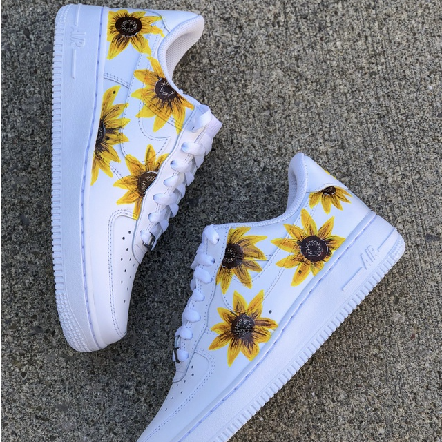 Custom Air Force 1 Sunflower