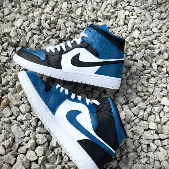 Custom Air Jordan 1 Inverted Blue