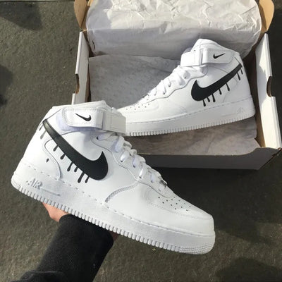 Custom Air Force 1 Dripping Swoosh