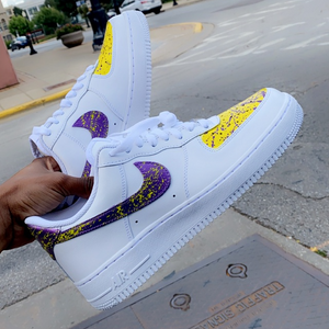 Custom Air Force 1 LA Lakers