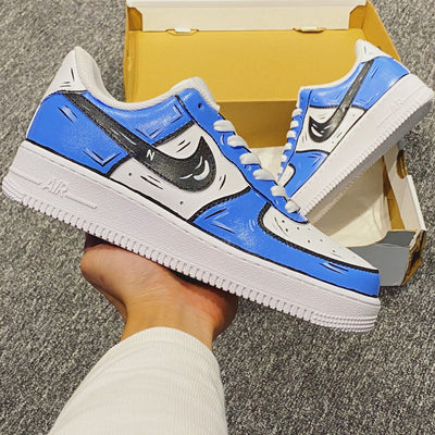 BLUE CARTOON CUSTOM AIR FORCE 1